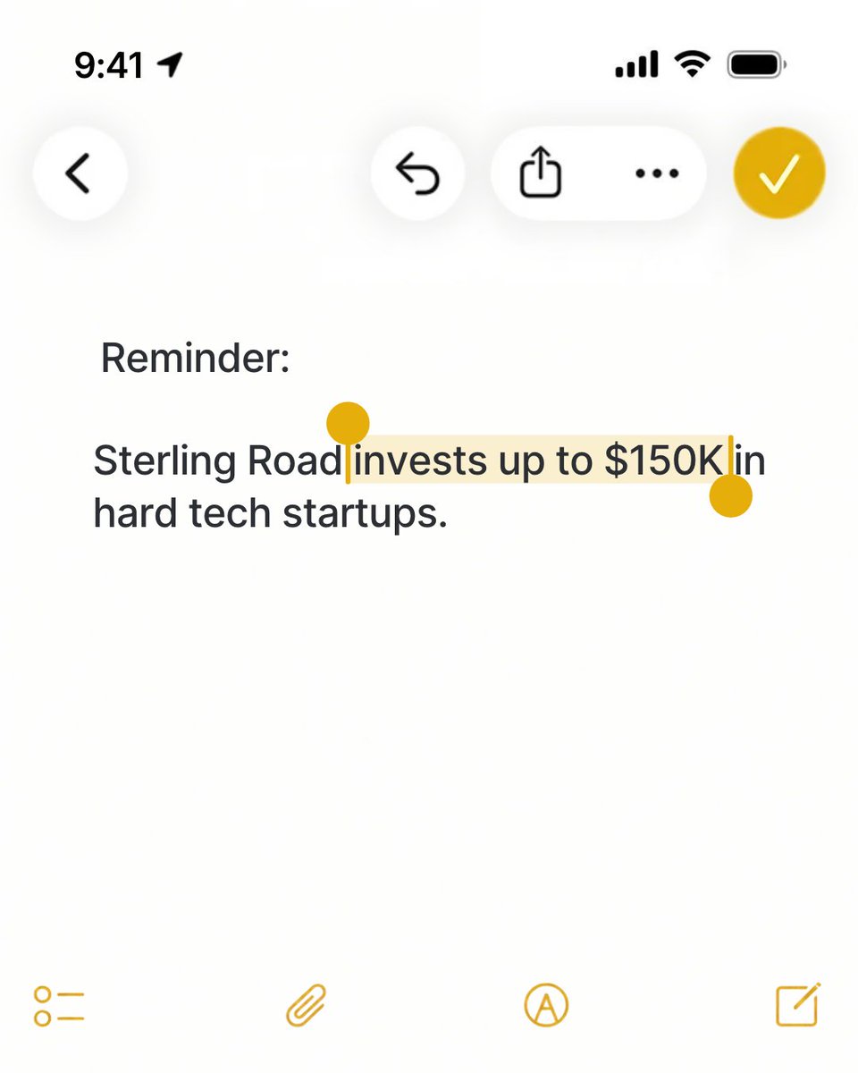 AshRust's tweet photo. (Periodic Reminder) We invest up to $150k at the idea stage.

We’re often the first check and usually decide in the first meeting. We’re looking for hard tech founders who want to build for the US market.

And you don’t need an introduction, you can apply on the website and it reaches me directly.