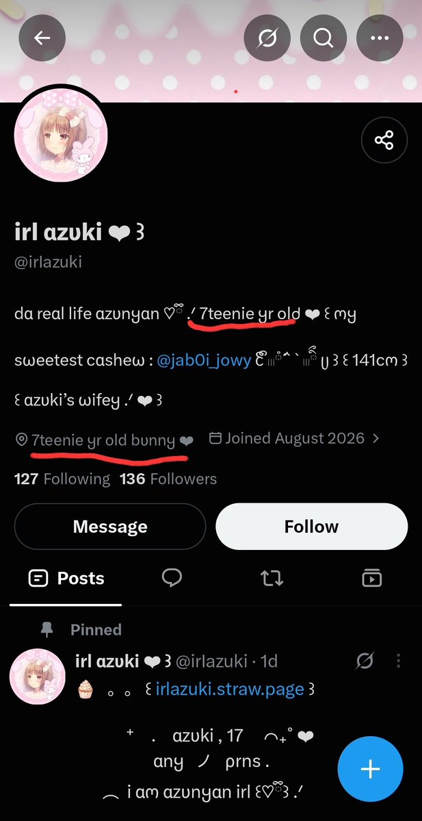 somethingidk654's tweet photo. @N3XTL3V3LJ3PPY_ @K13Educatiom @cecililytweets @edgeofmankind Here's him messaging minors too https://t.co/jP2rG7zJ1C