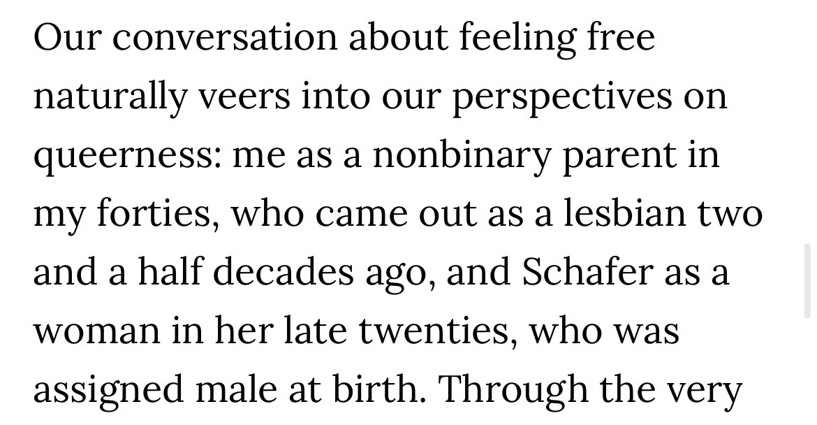 woatmilk's tweet photo. reading the new hunter schafer interview and let out a very loud “girl fuck off” when i read this part https://t.co/csJ2jQrY0D