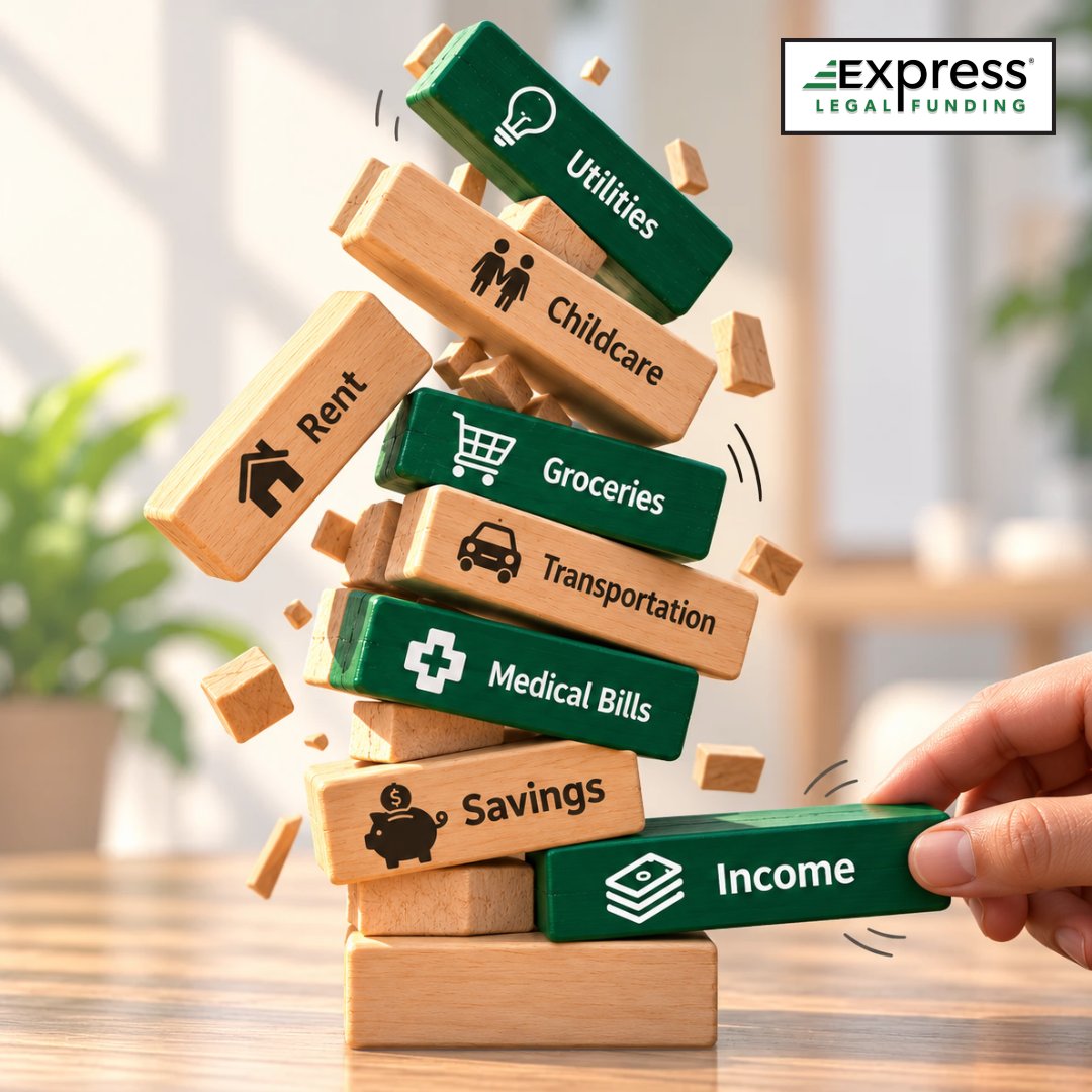 FundingExpress's tweet photo. One injury can throw everything off balance. 🧱

When an injury keeps you from working, lost income can make everyday expenses harder to manage.

Pre-settlement funding may help you cover essentials while your case is ongoing. 💚

Apply or learn more at https://t.co/Dxm5dUSyiE. https://t.co/evYBWBEq9o