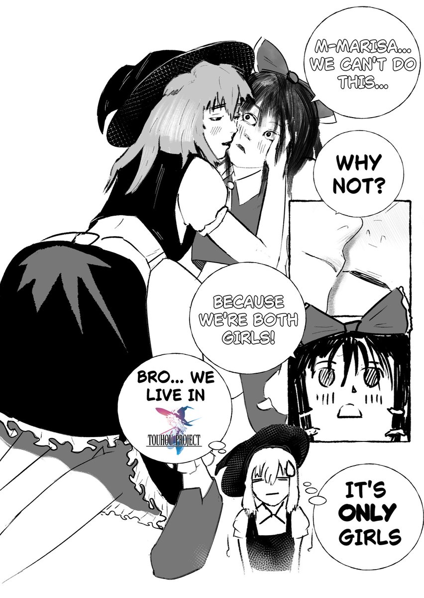 chizutaberu's tweet photo. #touhou #東方 #inktober2026

Day 19 - Confused. https://t.co/jg8G9a9fQb