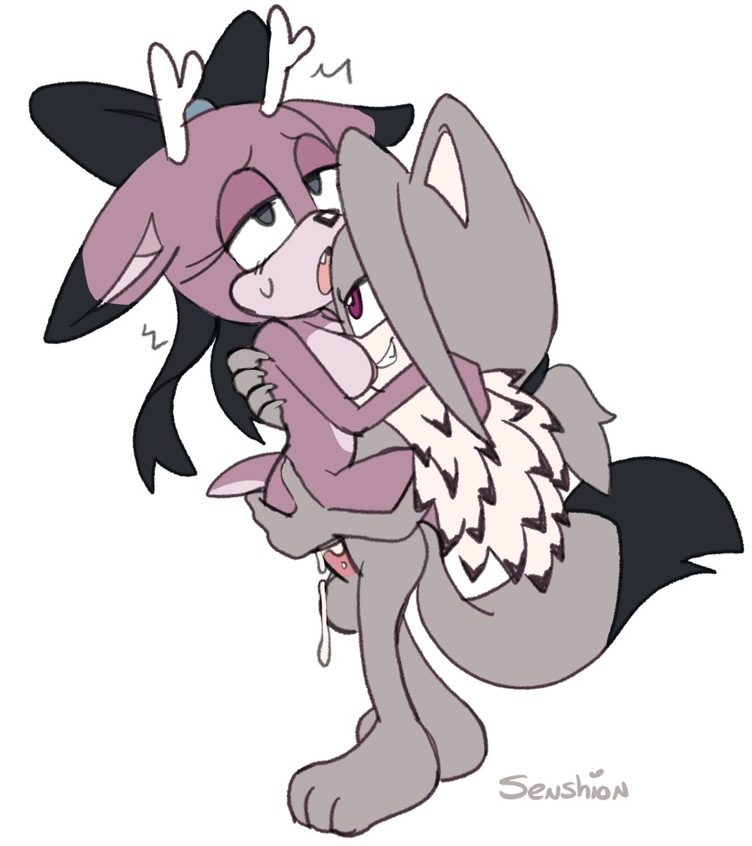senshionart's tweet photo. colored sketch comm for bladedfox! https://t.co/7xfaTAfLnD