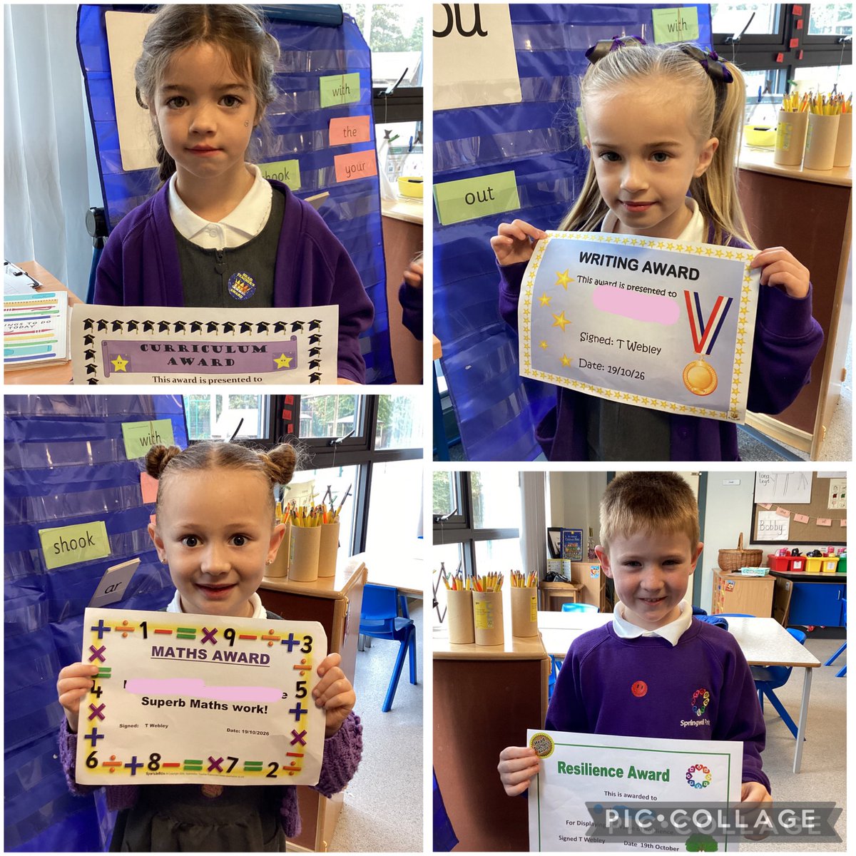 SpringwellYear1's tweet photo. Congratulations to these wonderful children who were celebrated in our celebration assembly this morning with Ms Webley. @Springwellpark_ 👏🏻⭐️👏🏻⭐️ https://t.co/8BuHhzwZKG
