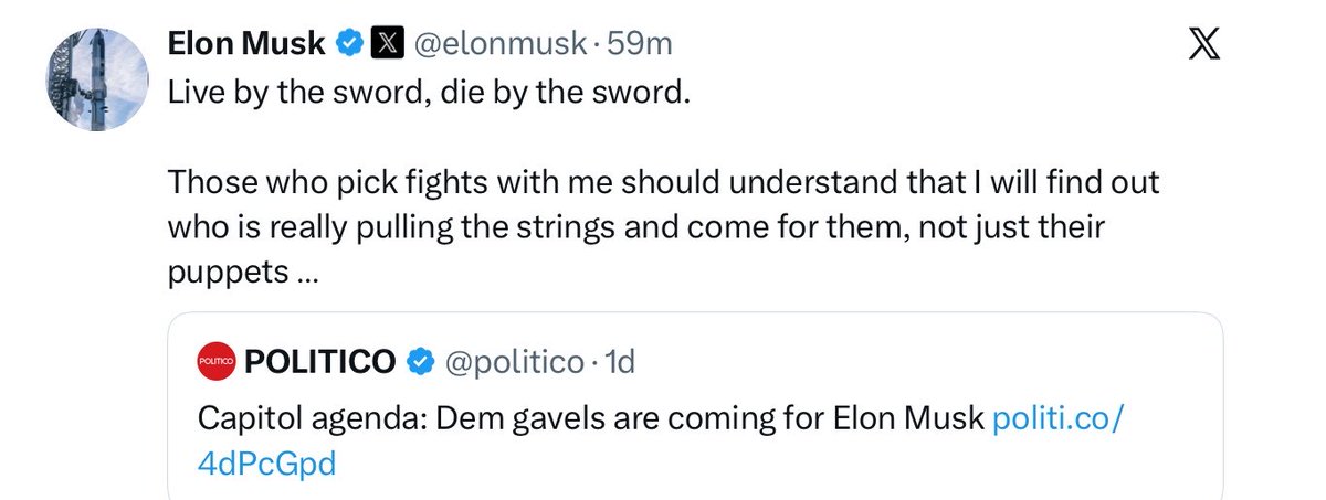 emzorbit's tweet photo. This mother f*cker built an entire business sucking at the government teat and now threatens anyone who has the temerity to provide oversight into that business. He is a national security threat. https://t.co/OrKwWznzfI