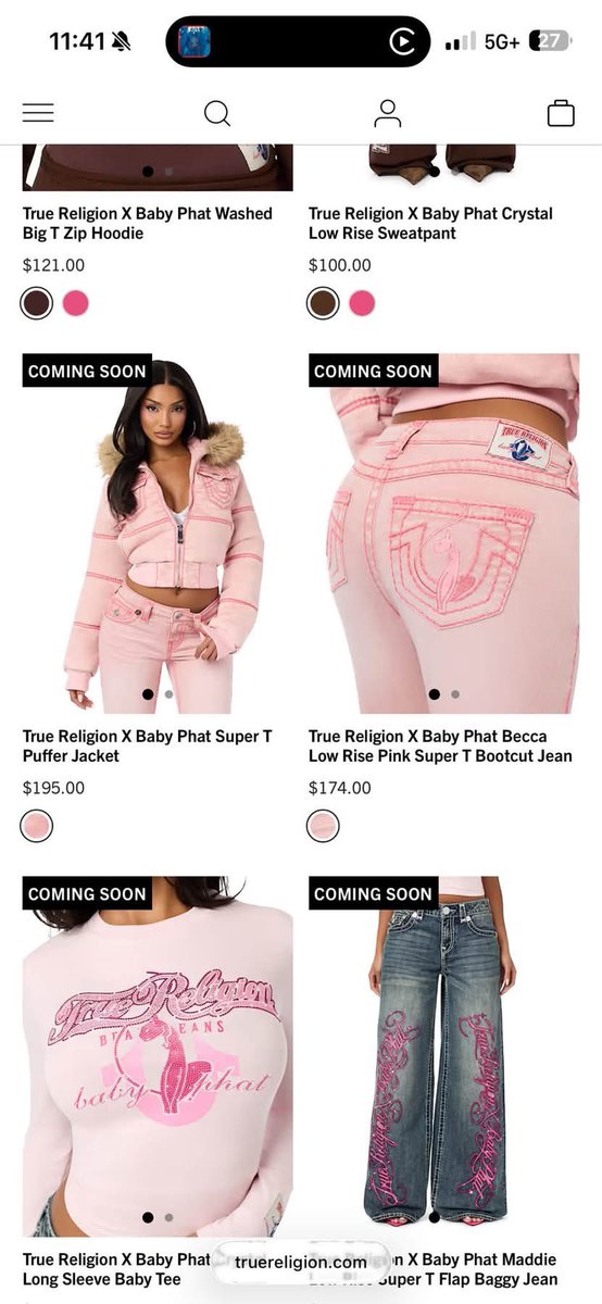 trendycentraal's tweet photo. True Religion and Baby Phat Is Collaborating together, I’m here for IT 😍😍😍😍😍😍😍 https://t.co/CG8TymkOGp