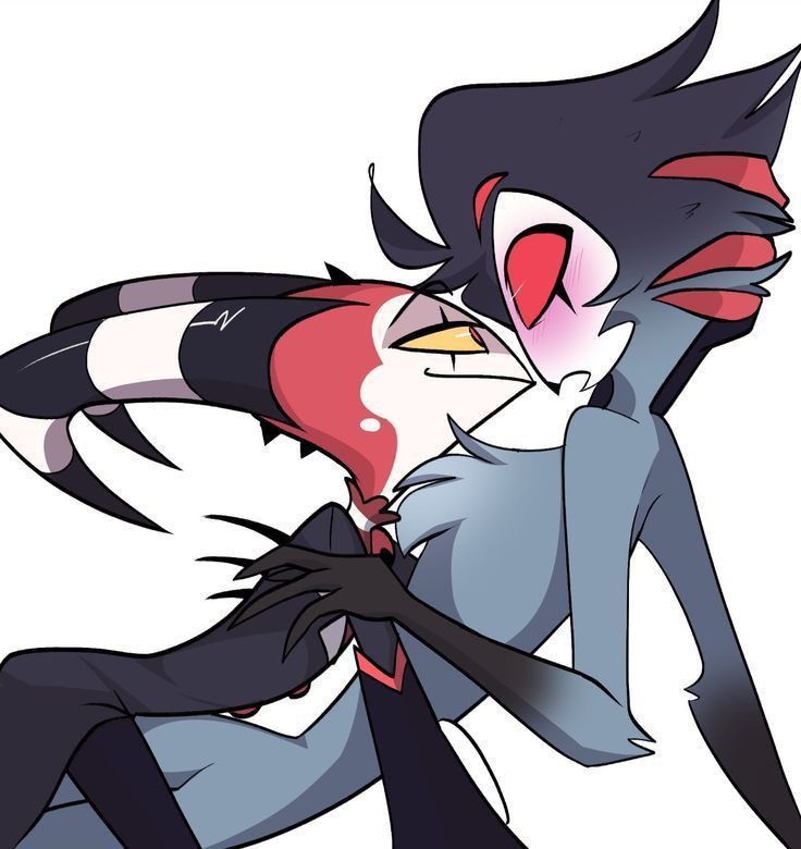 Adrianx2f's tweet photo. Closer than ever. ❤️✨
#Stolitz #HelluvaBoss #Blitzø #Stolas #HelluvaBossFanart #HazbinHotel https://t.co/O7wVWv4f1Z