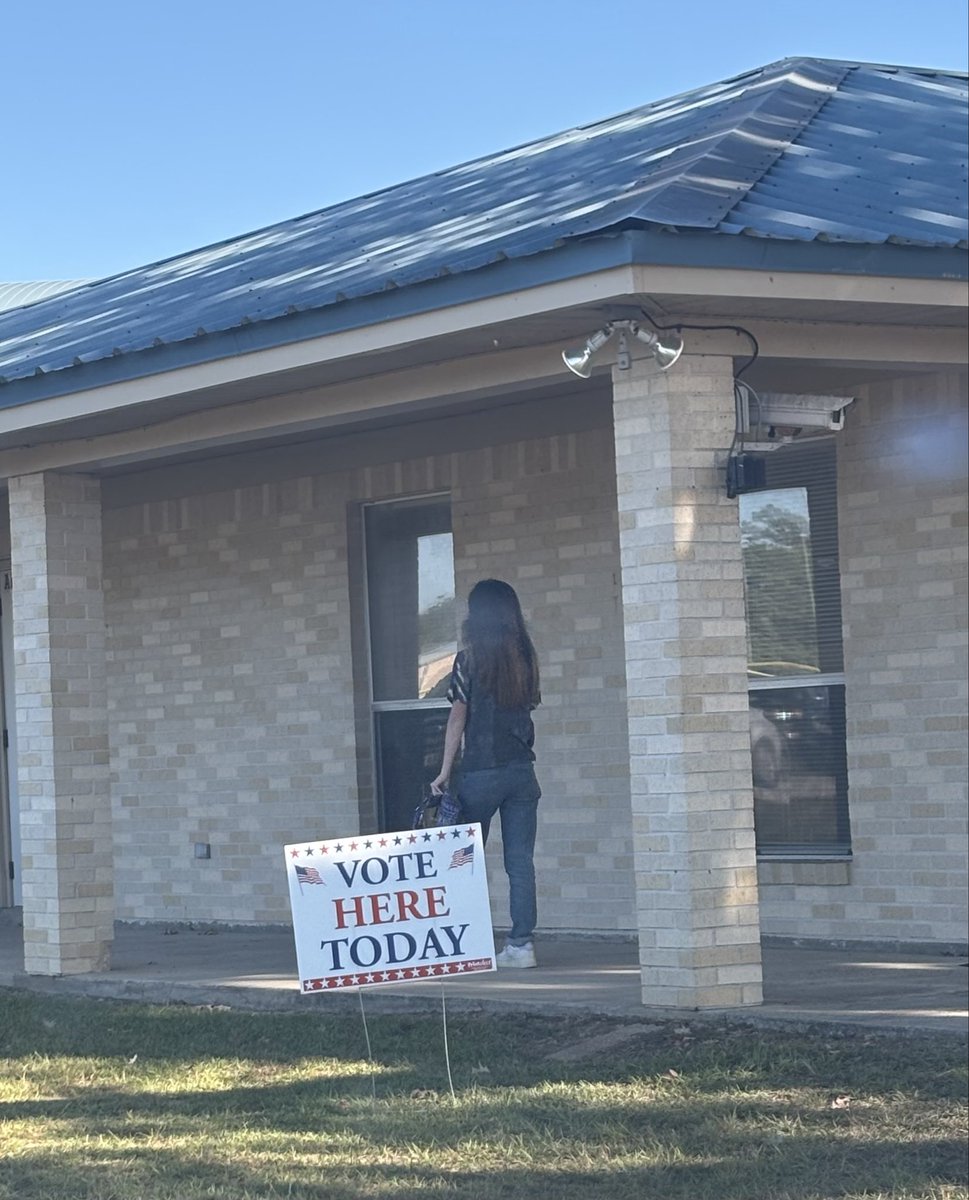 SBailleaux's tweet photo. Granddaughter’s first time to vote.  She is anti-communist so she will be voting straight Republican! https://t.co/okYTAWMrET