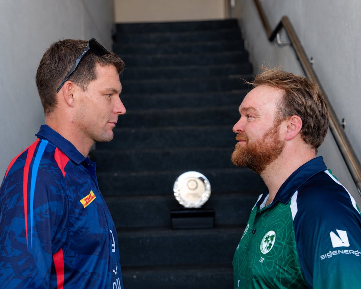 ICC's tweet photo. Namibia and Ireland are all set for a five-match ODI series with eyes on preparing for the #CWC27 Qualifiers next year 🙌

📸: @CricketNamibia1 https://t.co/0yTUa2jsKc
