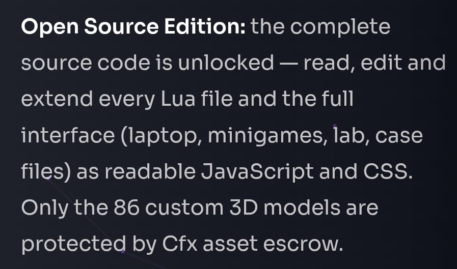 M3Z0S's tweet photo. EVIDENCE SYSTEM 🔥 🧤
OPEN SOURCE 🔓
🔒55$
🔓120$
#MEZOS
#FIVEM
#GTA
#SCRIPT
#MLO
#POLICE https://t.co/zGFOJGIqcb