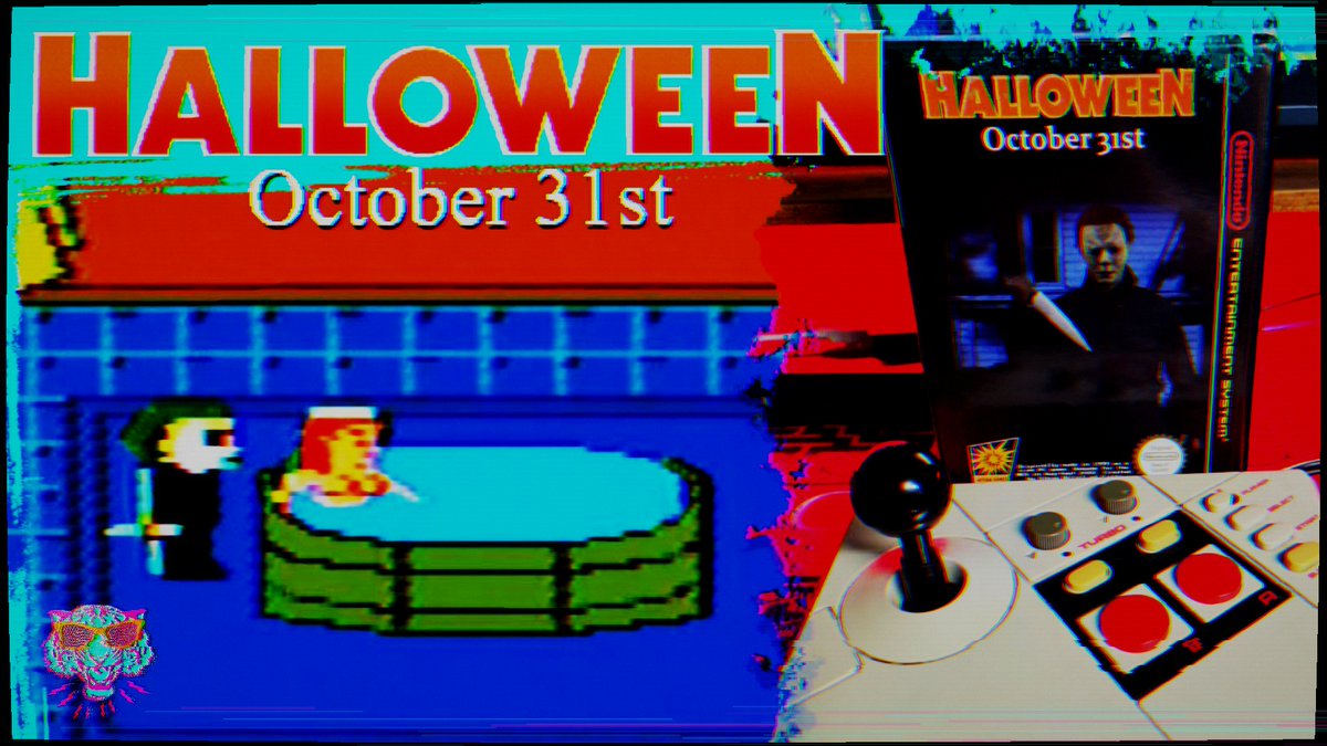RetroGP's tweet photo. Tonight's horror feature: Halloween: October 31st on NES. Michael Myers never looked so good. Now on @YouTubeGaming 

https://t.co/TqWNq0byJn
@fistapro @8bitslasher_ 

Keep it Retro.
#Halloween #MichaelMyers #NES #Homebrew #Horror #RetroGamePlayers https://t.co/yUI81ZwXiH