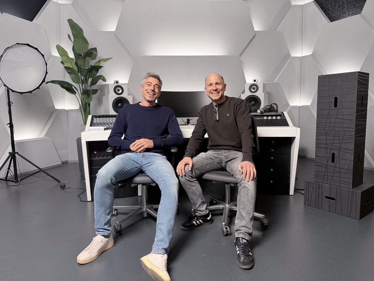 JFest's tweet photo. Great working session today with our friends @LewittAudio 

We’re in the lab making magic https://t.co/Zynle5LY9a