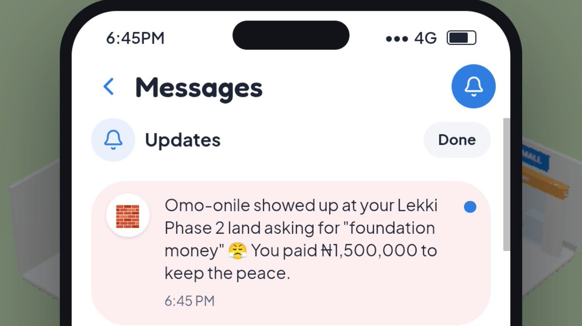 Kemitolu's tweet photo. Omo-onile don dey whine me ooooo🥺
1.5m for what?? 
#lagoslife https://t.co/vgJ4HHs7LL