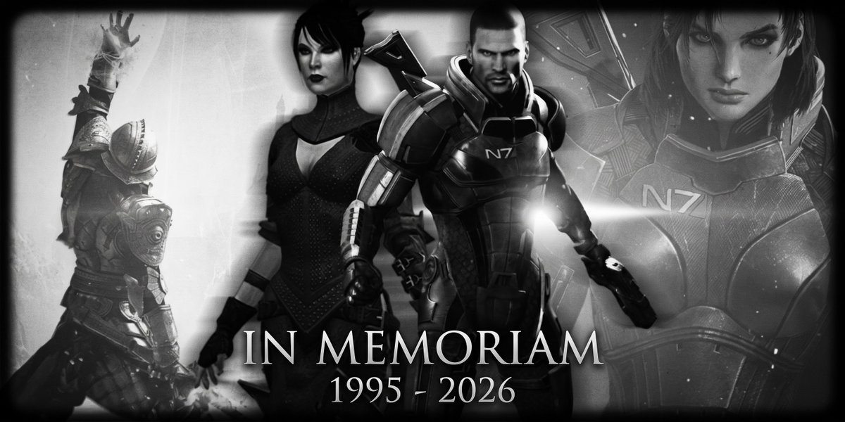 elgranqenk's tweet photo. Gracias por todo, Bioware. 

Tus joyas quedarán siempre en nuestros corazones. https://t.co/7ZJ8BYj7Kw
