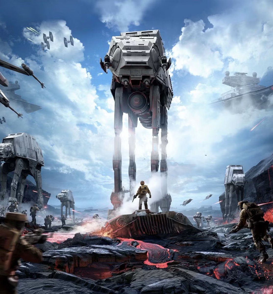 DiscussingFilm's tweet photo. ‘STAR WARS: BATTLEFRONT 3’ is in the works.

Respawn and DICE are teaming up to develop the game.

(Source: https://t.co/1QrQmdqEQN) https://t.co/xulGNGKeHs