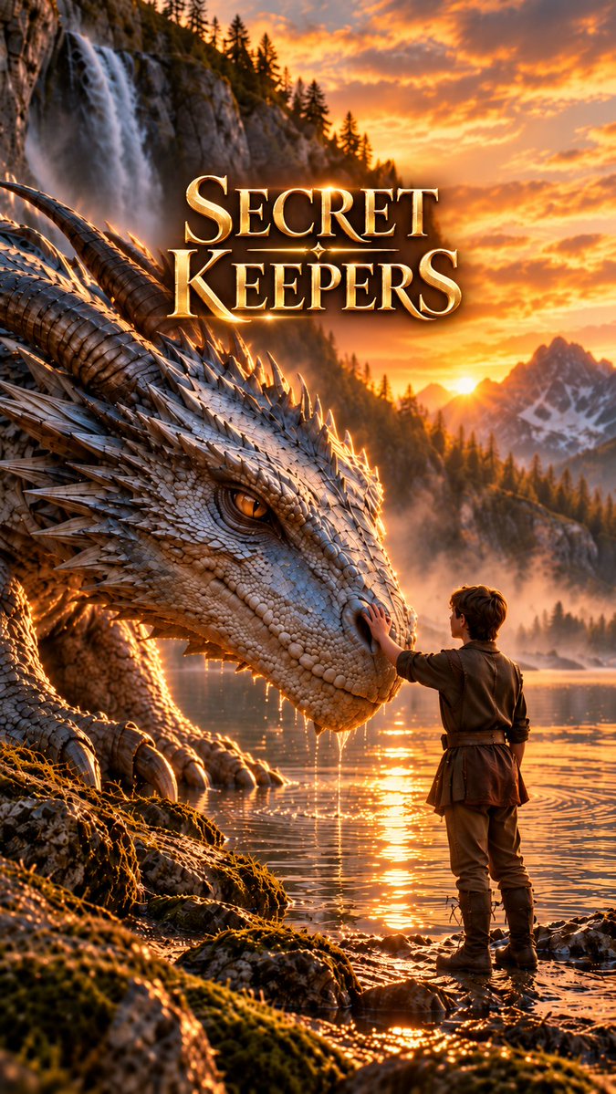 DragonsAwakenAI's tweet photo. 🐉 A dragon guarded a secret for 1,000 years… until one boy awakened him. ✨

❤️ Eirik &amp; Auren — Best Friends. Secret Keepers.

YT: https://t.co/djuzVEEbNA
IG: https://t.co/ES5BQ7qtcC
FB: https://t.co/gMpjfr1DJ9

@africawild_ai @poetryromamoti 

#Dragons #Fantasy #SecretKeepers https://t.co/FcuFVQZ34m