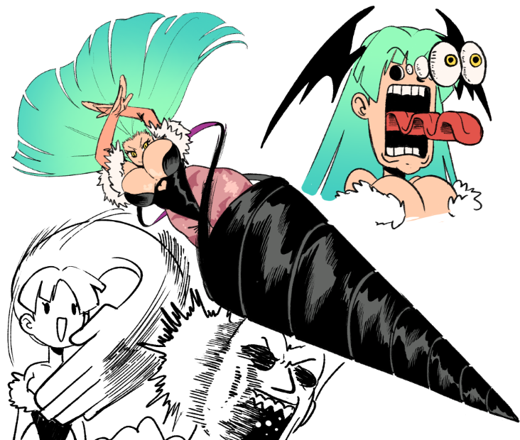 wanderjegson's tweet photo. Morrigan Darkstalkers https://t.co/oCIfBO2Lgi