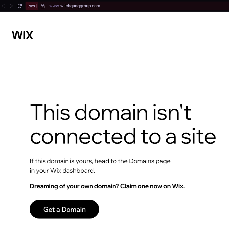 FestTrackerApp's tweet photo. Fun Fact Friday (Wednesday!)

WitchGang, the virtual supergroup founded by Trent Reznor and Atticus Ross that launched around the release of Fortnite Festival have had their website go offline within the past few weeks.

Currently, it only displays the default Wix error message. https://t.co/91dv3RmTMY