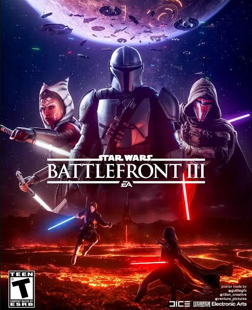 Platinside's tweet photo. 🚨 STAR WARS: BATTLEFRONT 3 SERAIT EN DÉVELOPPEMENT ! 🤩

Après des années d’attente, la licence culte pourrait ENFIN faire son grand retour ! 🙏 https://t.co/KaInlPVCgM