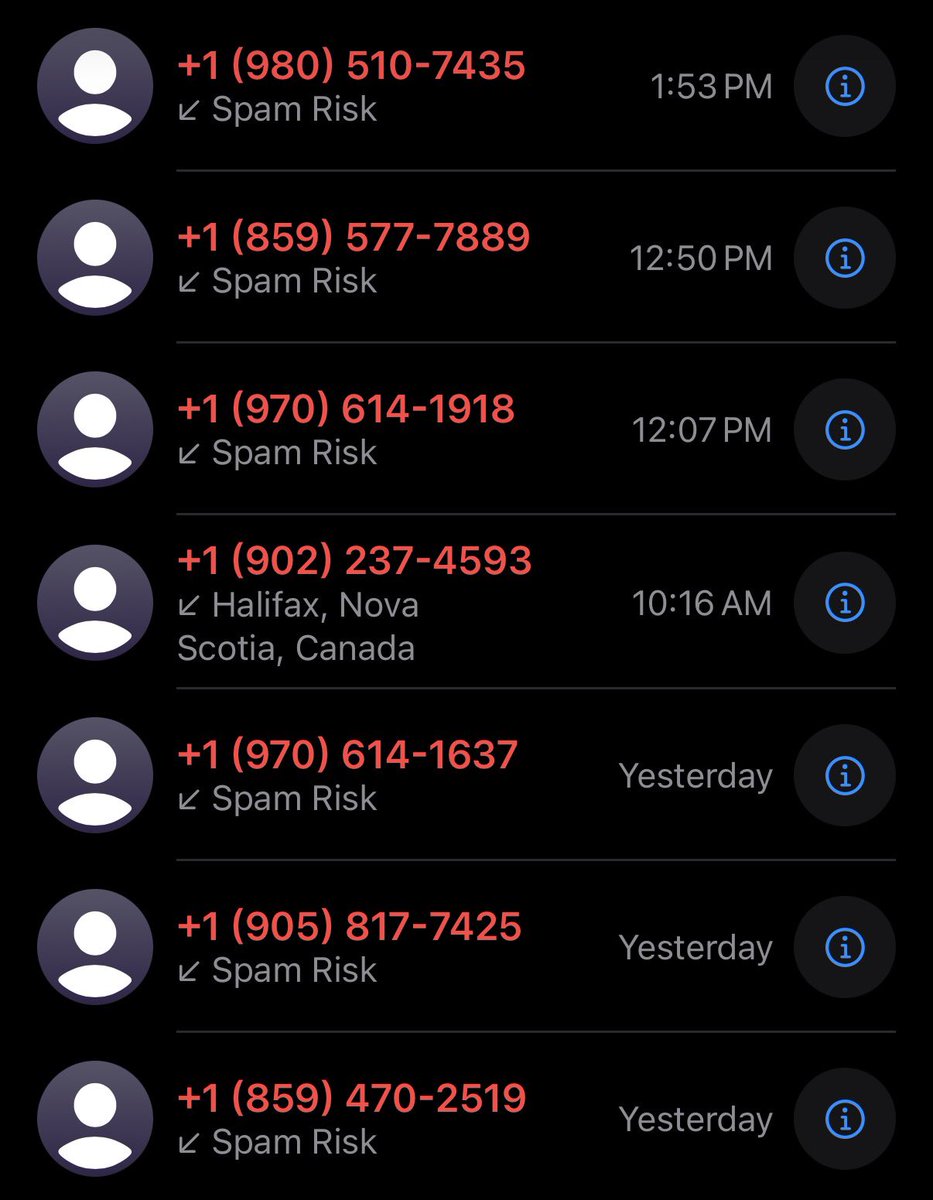 TyinLouisville's tweet photo. The “report spam” feature on iPhone is useless. https://t.co/1ZdpNcYdMy