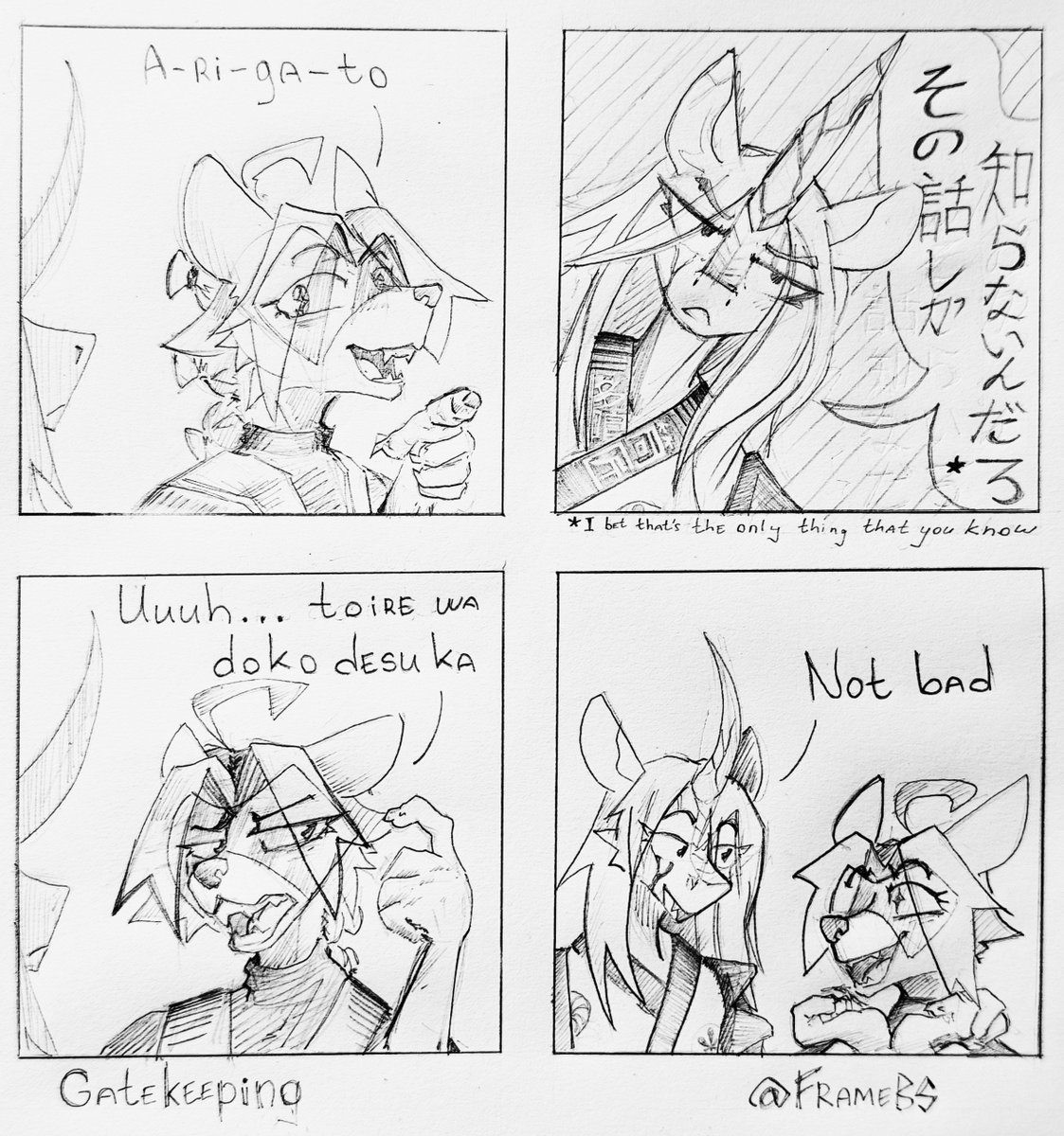 FrameBS's tweet photo. Riley and Fumiko re-enacting one of my fav interactions from deadlock https://t.co/ccAg867CIF
