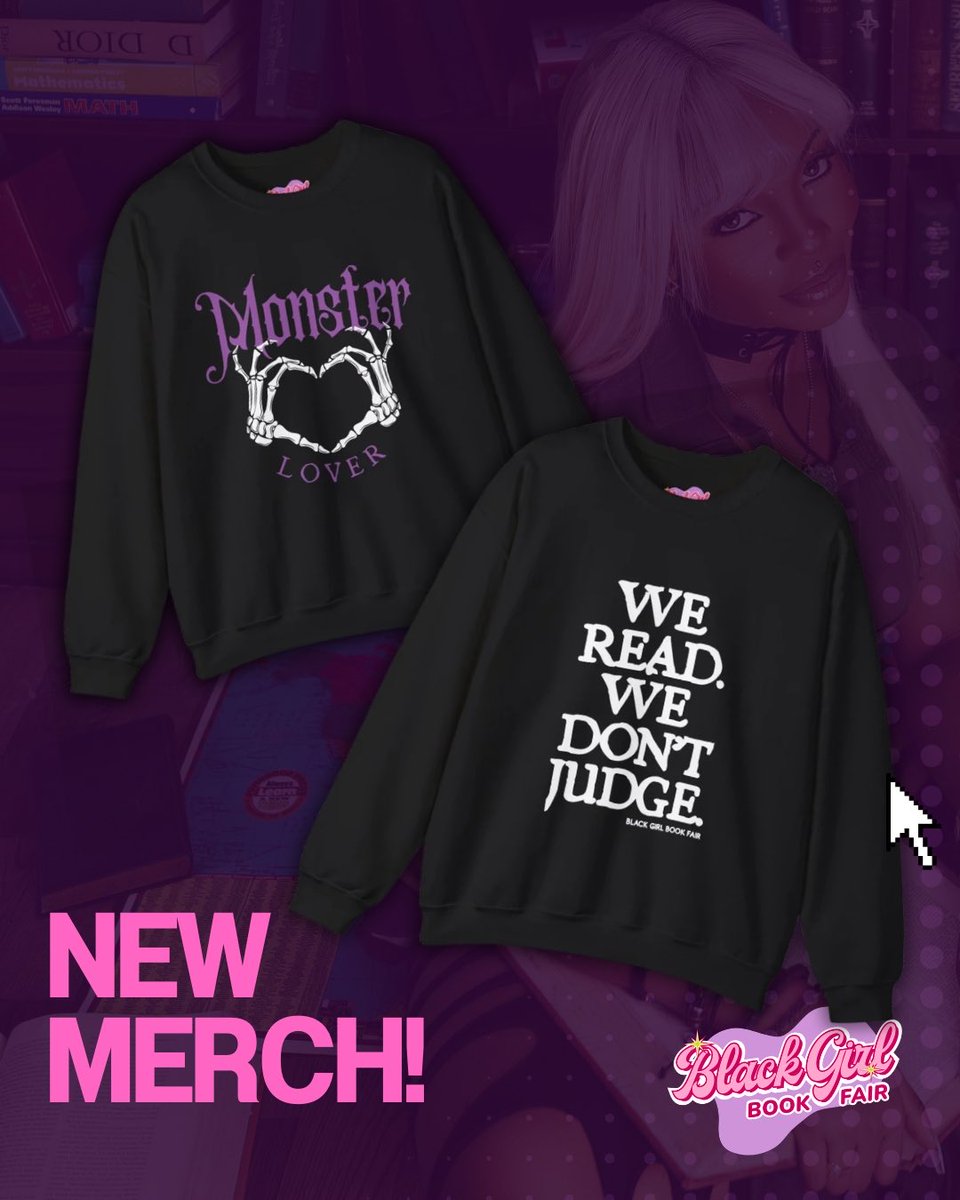jacqueaye's tweet photo. Made new merch for Black Girl Book Fair https://t.co/aTI4IGJZmv