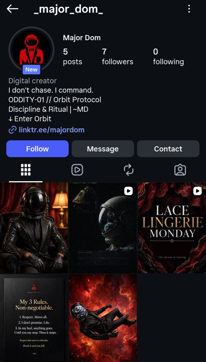 _MajorDom_'s tweet photo. Attention sinners! 🚨 

Follow my new IG page and become part of my crew!

Link in bio

#EmbraceYourSins

~MD // ODDITY-01 https://t.co/5CyU4Vneuy