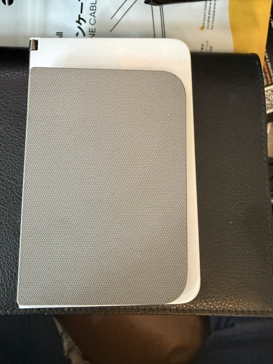 devangt's tweet photo. For those wondering
- @Microsoft duo was much bigger than iPhone Duo
- I just have the case not the phone yet 

#iPhoneDuo https://t.co/m70K82EtIN