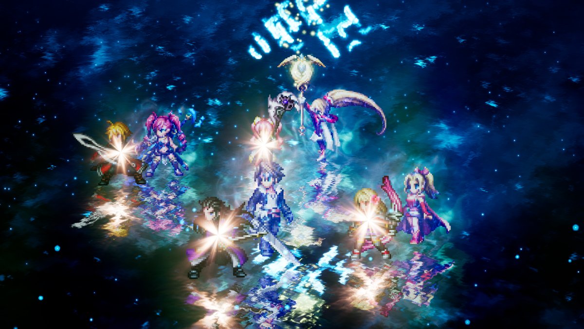 FinalFantasy's tweet photo. Final Fantasy Resonance | Community Q&A
Q: Can I enjoy the game even if I have never played the mobile game Final Fantasy Brave Exvius? How do I acquire Visions?

A: While Final Fantasy Resonance is based on the story of FFBE's first season, the scenario, dialogue, and overall presentation have been reworked and rebuilt specifically for a console RPG experience, so no prior knowledge of FFBE is required. 
You will find all of the Visions by exploring the world and fulfilling side content!