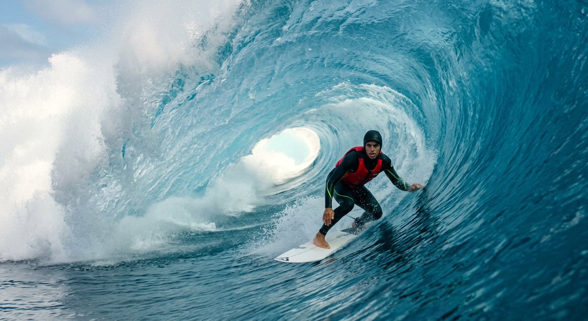 surfreportbr's tweet photo. 🌊🔥 Um verdadeiro monstro azul! Dentro de um tubo gigante, coragem, técnica e adrenalina se encontram. Cada segundo é uma batalha contra a força do oceano. Surf em sua essência mais radical! 🏄♂️🤙
#SurfReport #Surf #BigWaves #Barrel #SurfLife #OceanPower https://t.co/ekePPoj8Ku