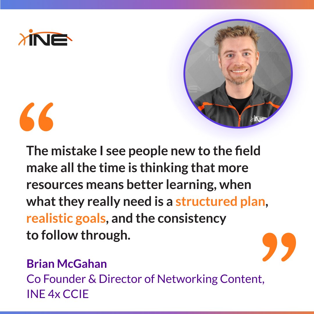 ine's tweet photo. Getting into networking can feel overwhelming. Where do you start?

INE Premium helps you build skills with expert training, hands-on labs, and structured learning across networking, cloud, cybersecurity, and more.

Start here. Go further. ▶️ https://t.co/gzYgAhcefH https://t.co/gNnHktOMzx