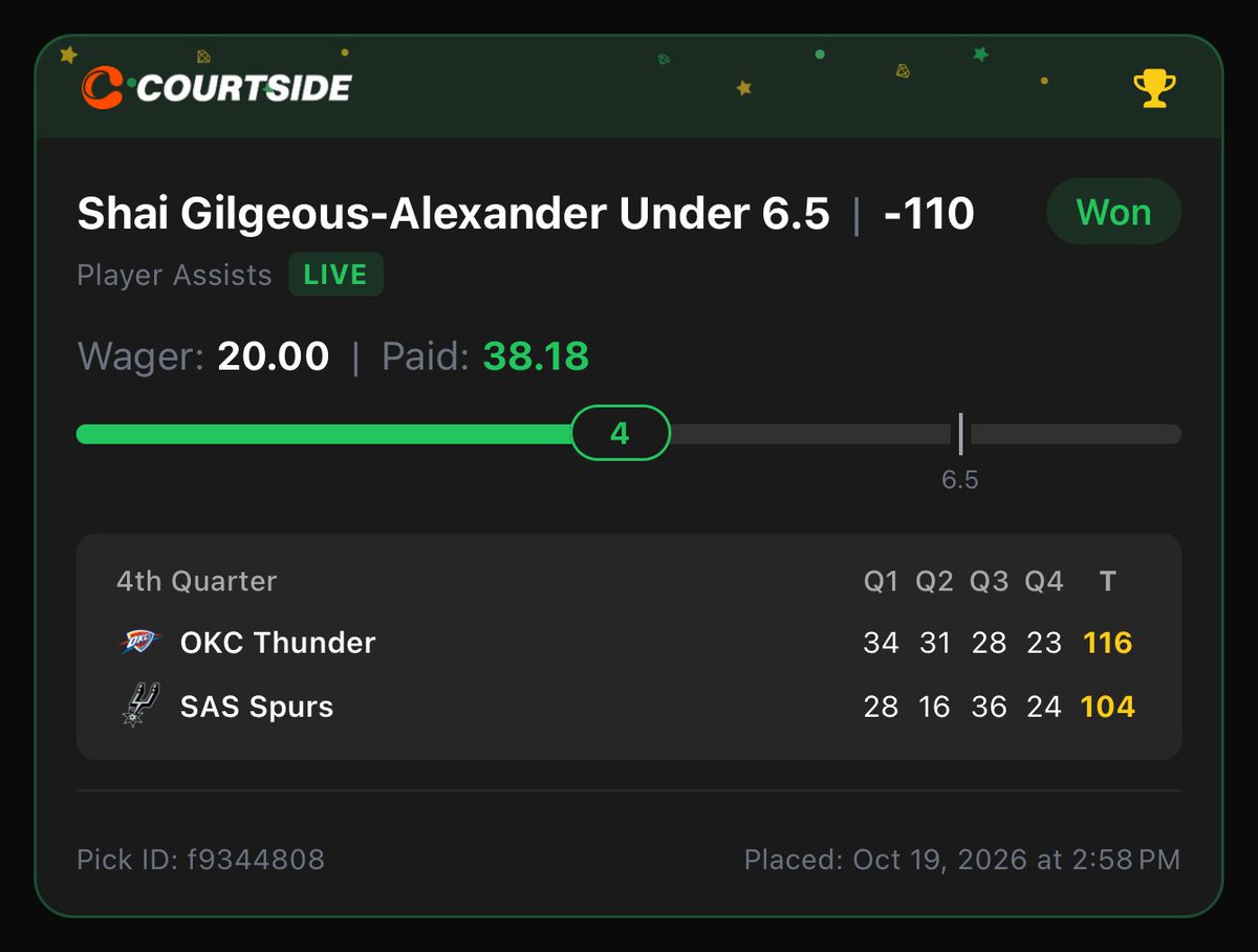 UpsideTools's tweet photo. 11x at the top of the stack 🎯
4 member slips played in our FREE Upside Discord.
Join link in the replies 👇 https://t.co/1XoCNGZjiA