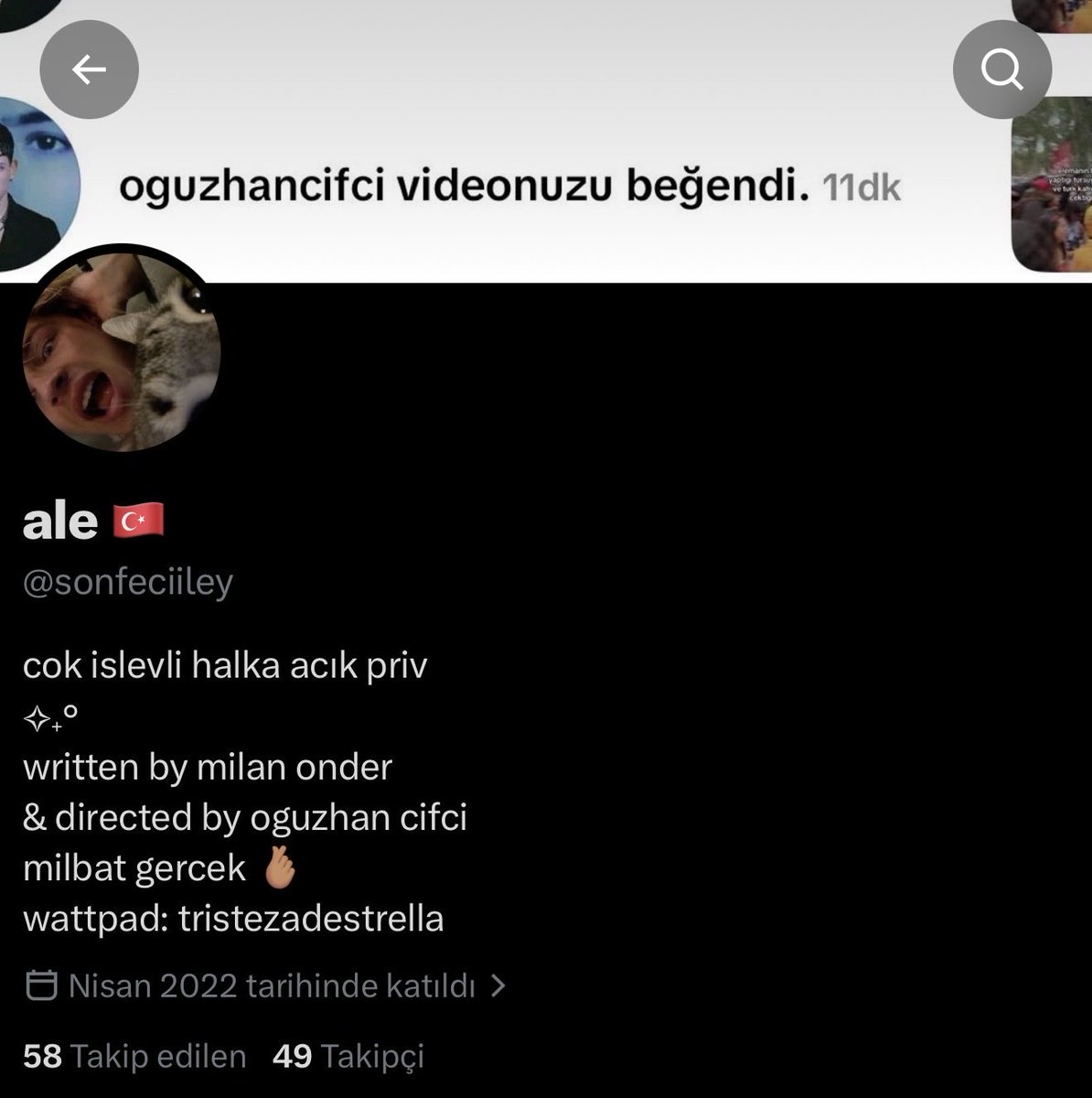 sonfeciiley's tweet photo. ay cok heyecanlı https://t.co/Vu93jm7Bny