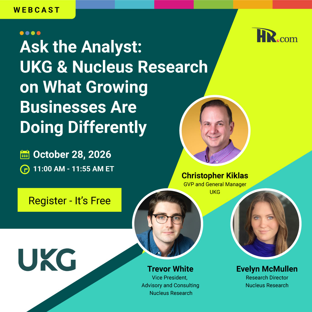 HRdotcom's tweet photo. Could your workforce strategy keep pace with your growth?
Hear from Nucleus Research and @UKGInc experts on the trends shaping SMBs — from AI adoption to retention and connected workforce technology.
Register for free 👉 https://t.co/kzKgK7CV8P
#SmallBusiness #EmployeeExperience https://t.co/xHAh9E0Y8h
