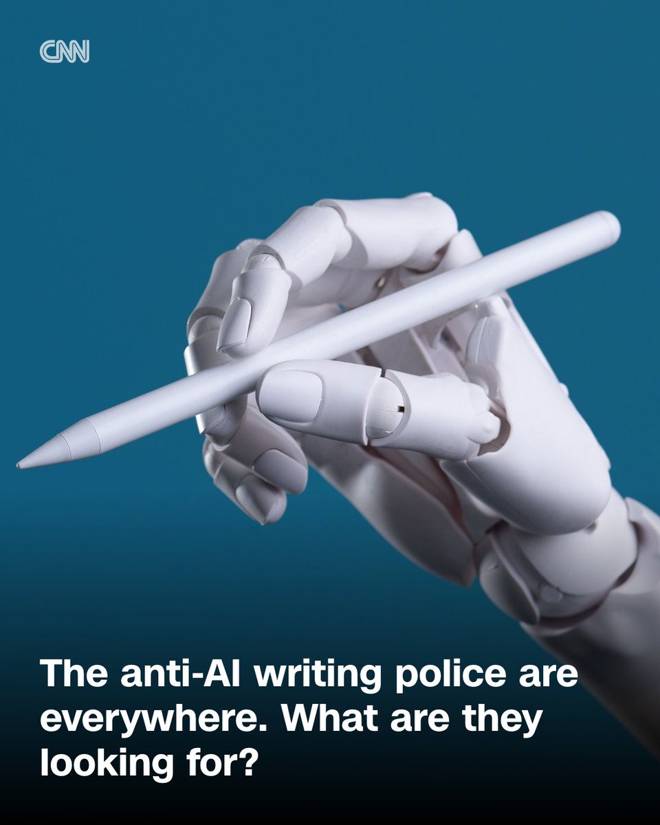 cnni's tweet photo. Scandals about suspected AI use have spread up and down the writing industry this year. https://t.co/DiVOxK2ONc https://t.co/YwUMnQUZCN