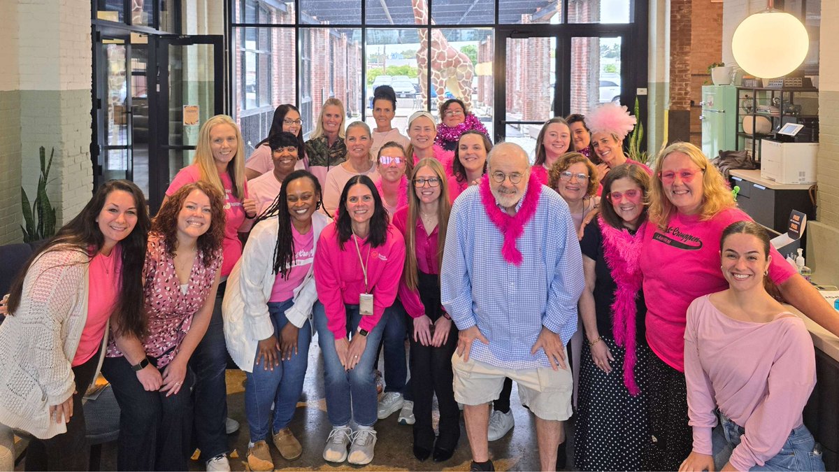 GetBC's tweet photo. On Wednesdays, we wear PINK! 💕🎀

Our B&amp;C team understood the assignment! From the office to our remote workspaces, we went pink for Breast Cancer Awareness Month to show support for everyone impacted by breast cancer. 💗

#BreastCancerAwareness #PinkOut https://t.co/TnglbWHQJz
