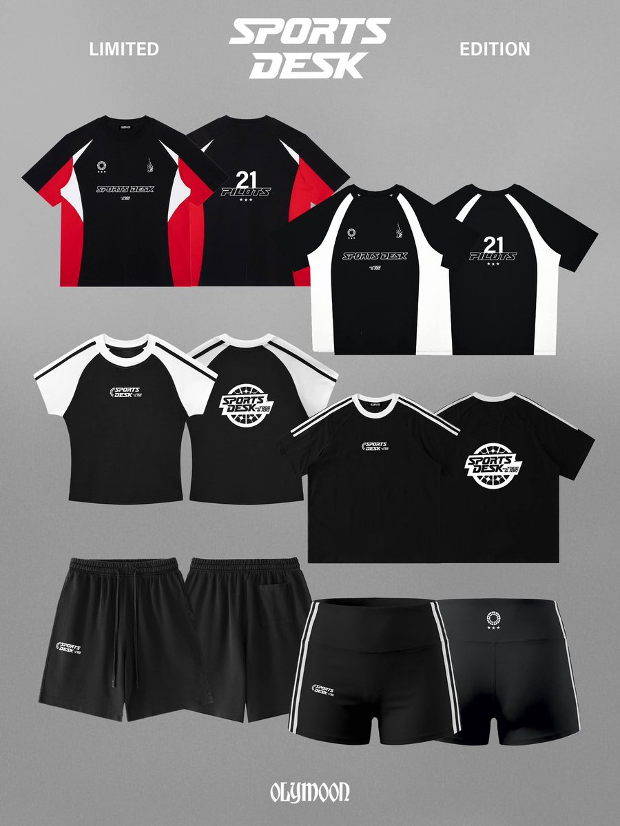 olymoon_'s tweet photo. limited edition Sports Desk merch available tomorrow for a whole week at https://t.co/Z6BM437EkH ❤️‍🔥 https://t.co/G9Ym3ca5Op