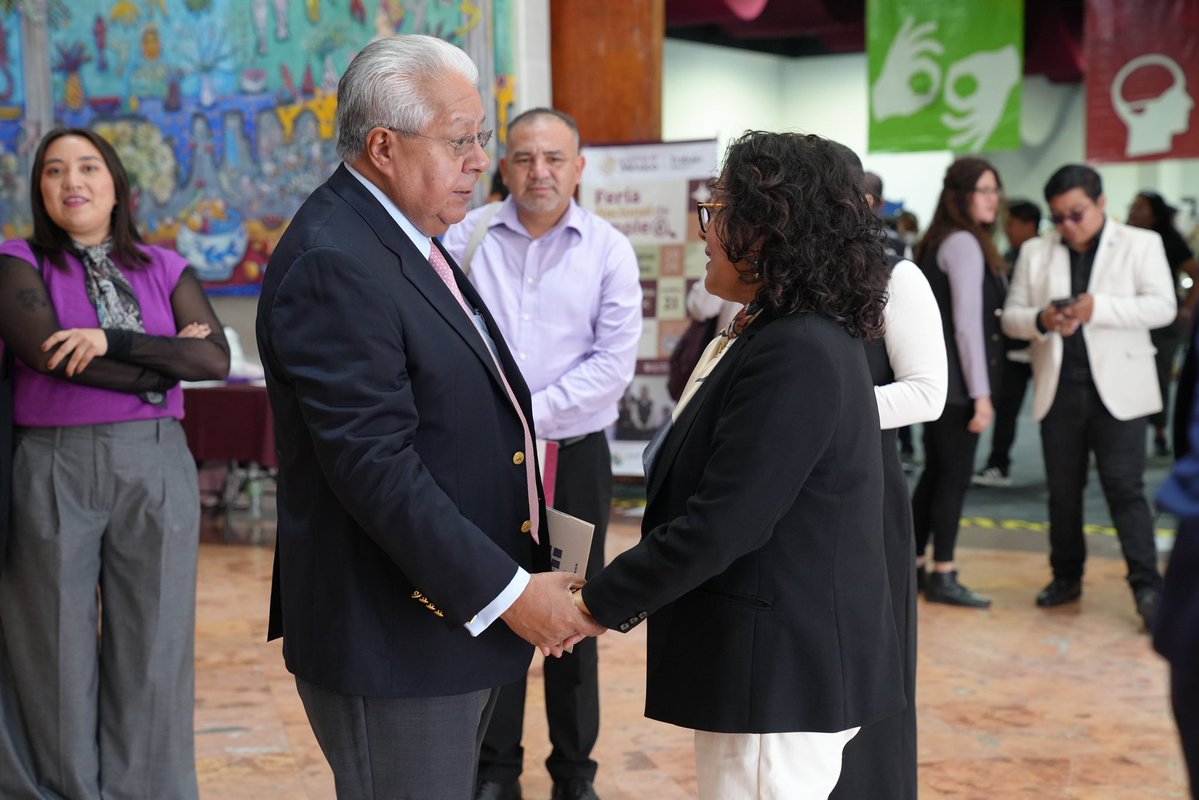 CANACOMexico's tweet photo. La #CanacoCDMX y la Secretaría del Trabajo y Fomento al Empleo de la Ciudad de México fomentan la inclusión laboral en la Feria Nacional del Empleo para Grupos Vulnerables 2026.En el acto inaugural, @V_Camposeco , presidente de la Canaco CDMX, expresó que los grupos vulnerables https://t.co/Gvrr5OEMAr