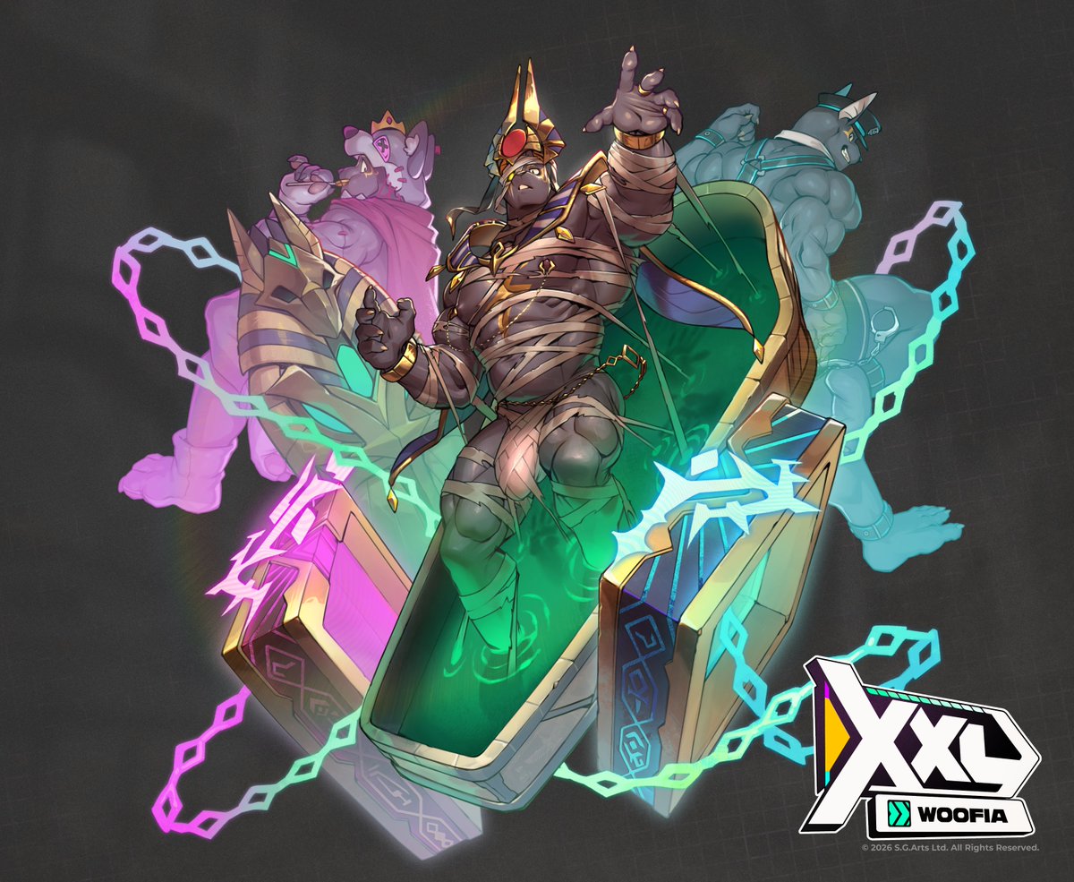 VorusuArts2's tweet photo. New skin for "Hellhound Anuberus" was released in XXL WOOFIA.
This skin has special motion when using skill. 
Hope you like it.✨ https://t.co/nsqpIjpFSH