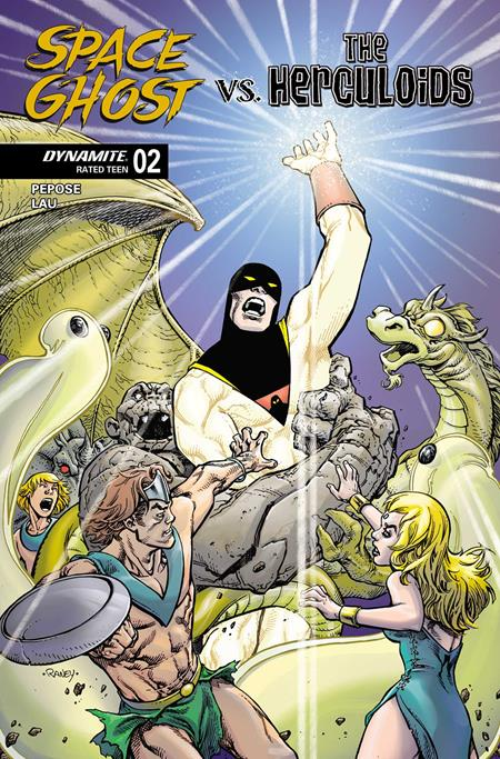 Peposed's tweet photo. OUT NOW: SPACE GHOST VS. THE HERCULOIDS #2!

With the barbarian Zandor and his Herculoids tearing across the Federation, only Space Ghost is strong enough to stop them! Will a shocking loss push this conflict beyond the point of no return?!

Buy it at your comic shop TODAY! https://t.co/fAcj2sIEYM