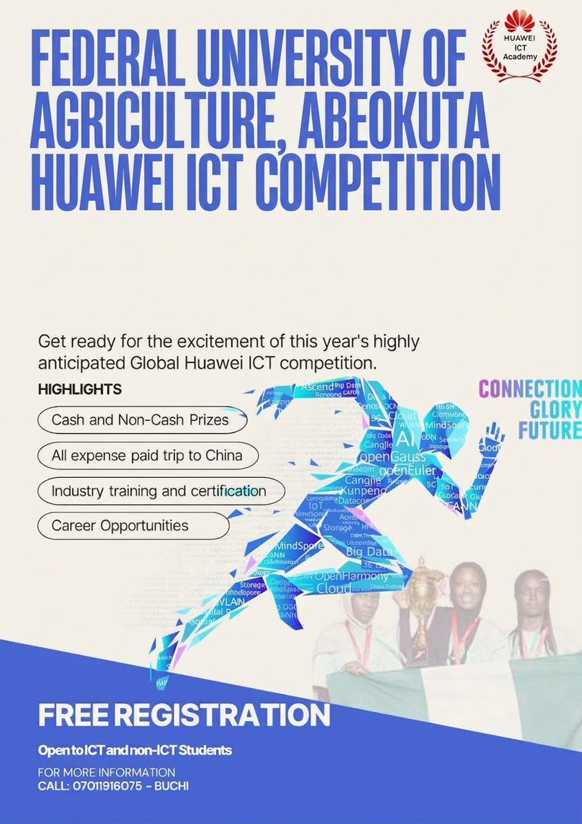 Abdmalik_codez's tweet photo. Two tech events in one day! 🚀💻

Attended the GDG on Campus FUNAAB Info + Handover Session, learning from two amazing speakers, and the Huawei ICT Competition Southern Africa event.

Great insights, new connections, and good memories! 🤝

More to learn, more to build. 🔥 https://t.co/pWizP6DaWu