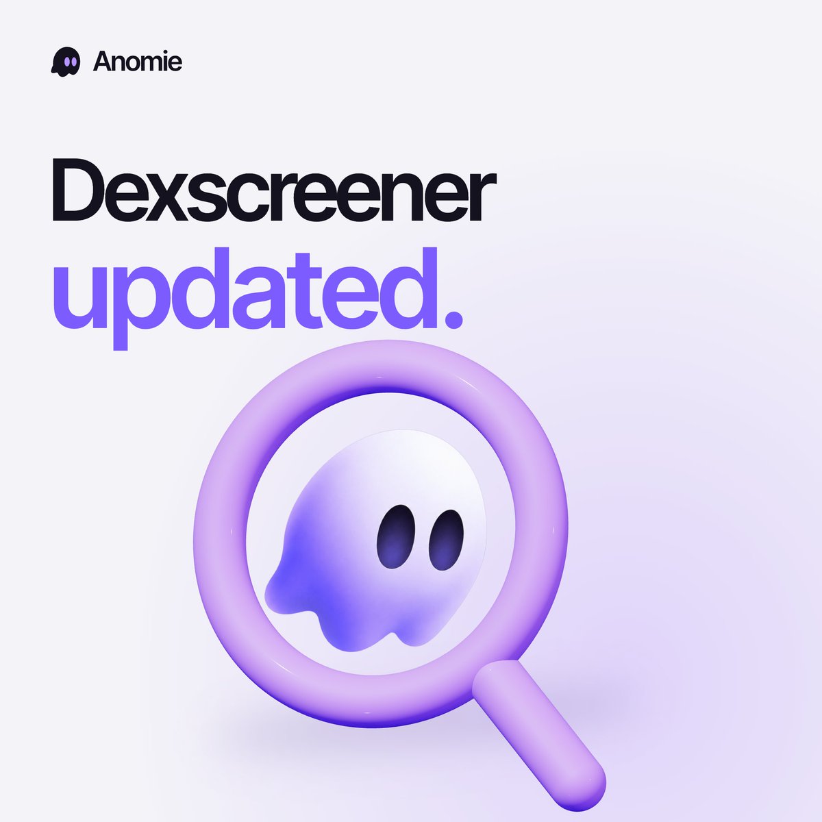 anomiecc's tweet photo. Dexscreener updated.  

Private transfers. Separate trading accounts. A reputation you choose to share.  

This is Anomie. 
https://t.co/Sr6lRaDJQU https://t.co/2iV5uvQ2te