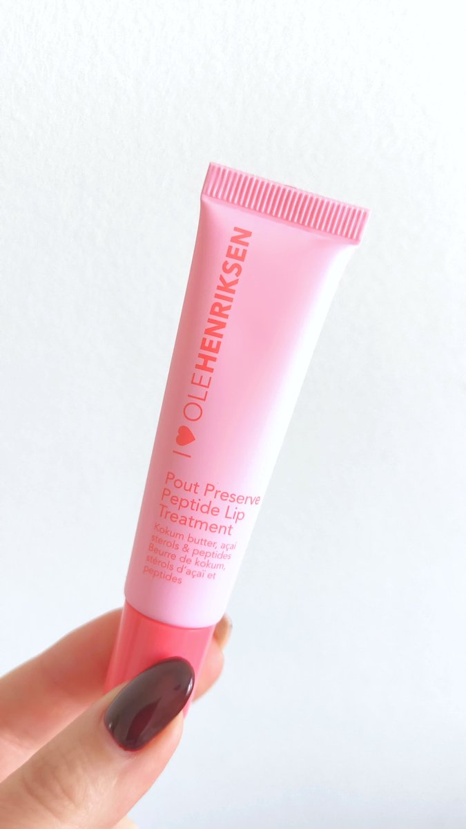 emilylbacon's tweet photo. @OleHenriksen pout preserve peptide lip treatment in "scandi candy" 🍬🩷

#olehenriksen #pepetideliptreatment #scandicandy #candylips #swatch https://t.co/OeQHlqSZM7