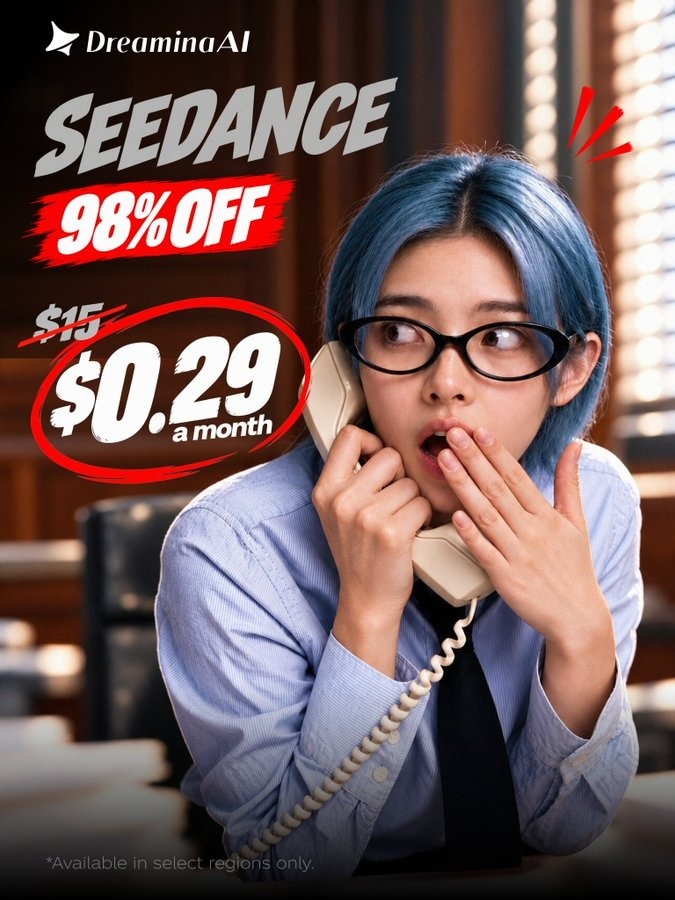 Hacknaut's tweet photo. I’ve got something for anyone who’s been curious about Dreamina but hasn’t tried Basic yet.  

I’m one of the 1,000 creators officially selected for Dreamina’s promotion, and you can get a full month of Dreamina Basic for $0.29.  

Yep, just 29 cents. The special price is only available through my dedicated creator link, though, so don’t skip that step. Tutorial coming in the next post!  

https://t.co/x4bB9IgII6

#DreaminaOnly29Cents #DreaminaPartner