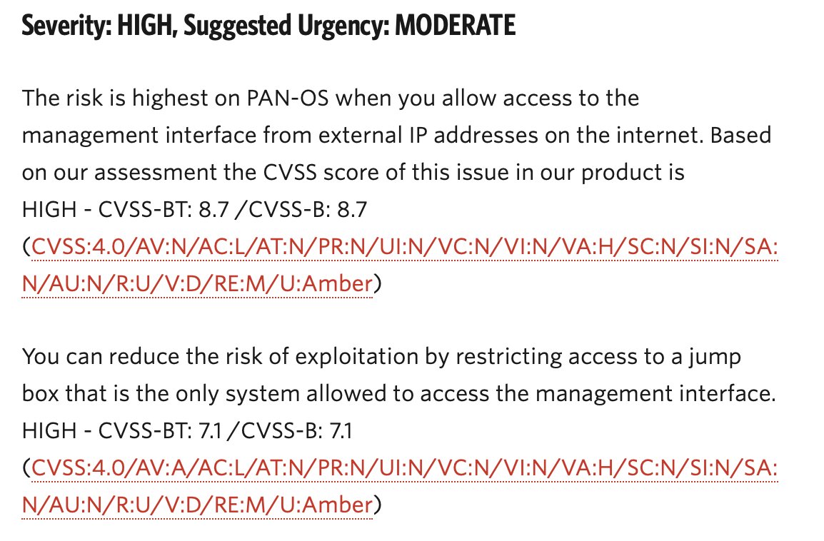 PrevidianCyber's tweet photo. Palo Alto PAN-OS management interface affected by the Critical PHP vulnerabilities.

CVE-2026-109618 &amp; CVE-2026-109619 https://t.co/qJT64hG2xW