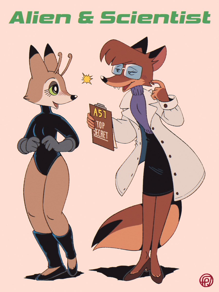 F0XnR0LL's tweet photo. 19 - Roadwarrior
20/21 - Alien and Scientist
#foxtober26 https://t.co/5oXFkLajQ8