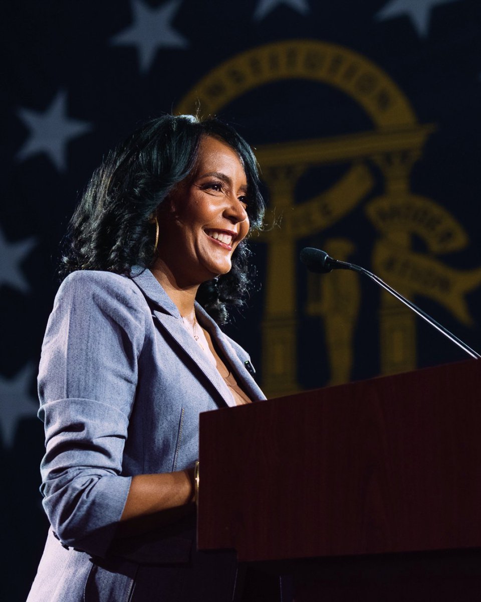TheDemocrats's tweet photo. Keisha Lance Bottoms will be a governor for all of Georgia. https://t.co/GcOg8NzRSe