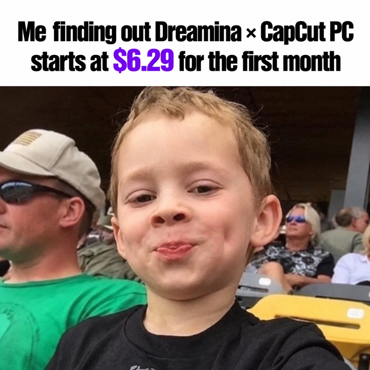 techalexz's tweet photo. Ready to make your first AI-assisted promo? Start from $6.29.

Create the campaign visuals in Dreamina, then add your message, music, and edits in CapCut PC.

Your idea can lead the way.
First-month combo · Oct 20–30 · CapCut Desktop only.

#CapCutDidThat #Dreamina #Smallbusinessmarketing #CapCutSale