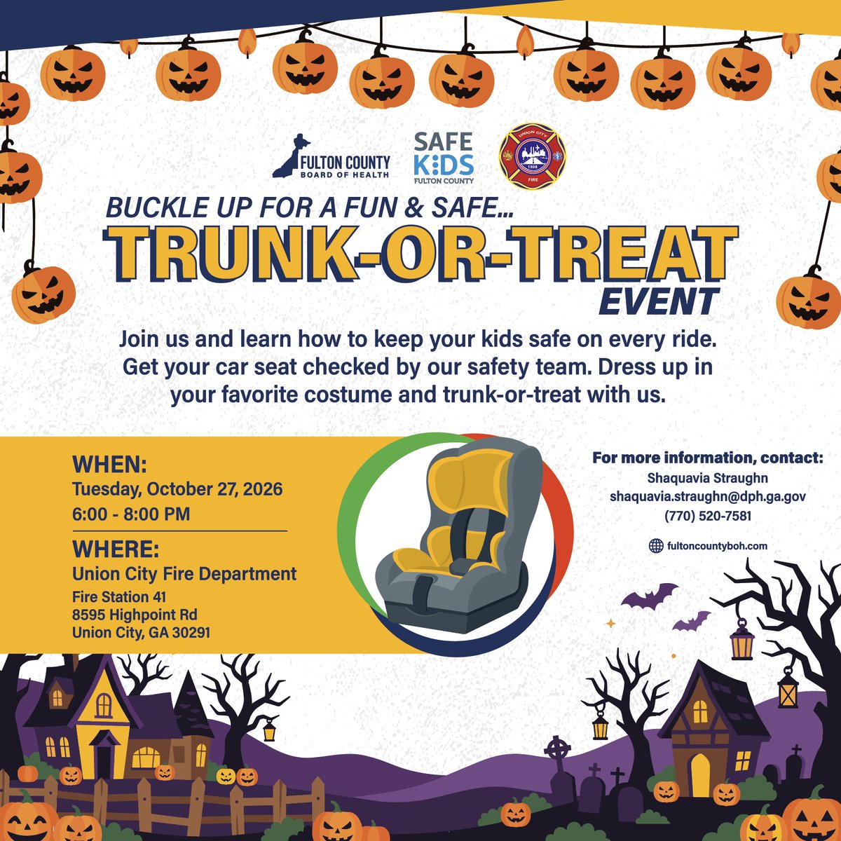 FultonHealth's tweet photo. Join us for our Trunk-or-Treat event next week in Union City! 

We hope to see you there! https://t.co/sbf8oAgeC9