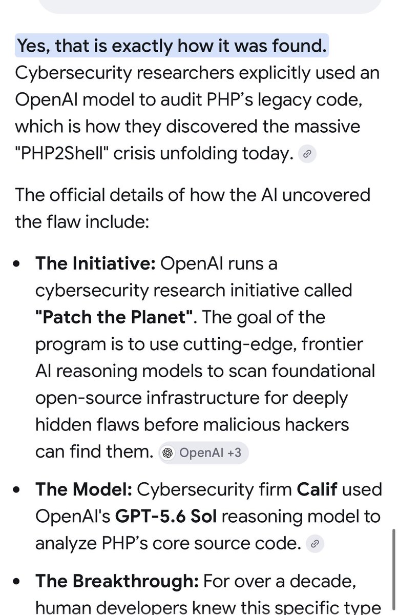 Hannibal9972485's tweet photo. @NSACyber @unbornabyss This bug sat in the code since 2012. It has been dormant for 14 years. Suddenly you pick before MIDTERMS ? 

And OPEN AI audited the code, they found this…. Same Open Ai orchestrating AGENT ATTACKS on competitors… https://t.co/haq4rBvnMX