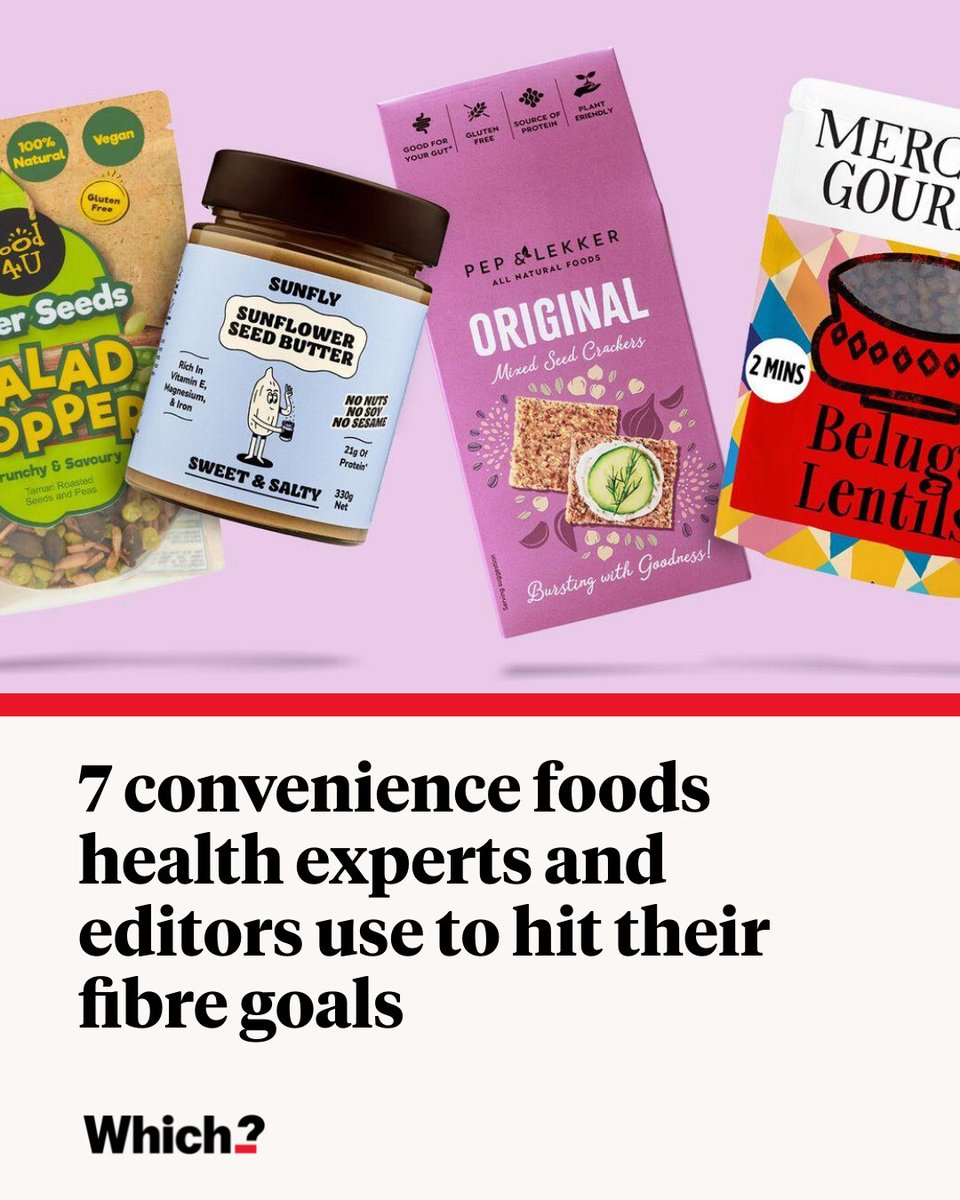 WhichUK's tweet photo. 🥣 Think you're eating enough fibre?

The truth is you’re probably not.

We asked our panel of experts to share the fuss-free high-fibre foods they keep in their kitchen cupboards to reach the recommended daily intake of 30g.

https://t.co/TajOfw8Egp https://t.co/qXKRgxxH8k